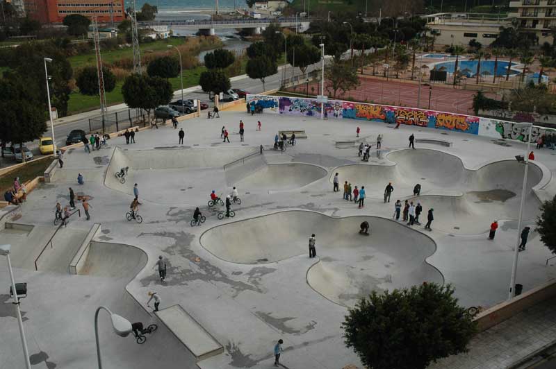 skateparks de málaga